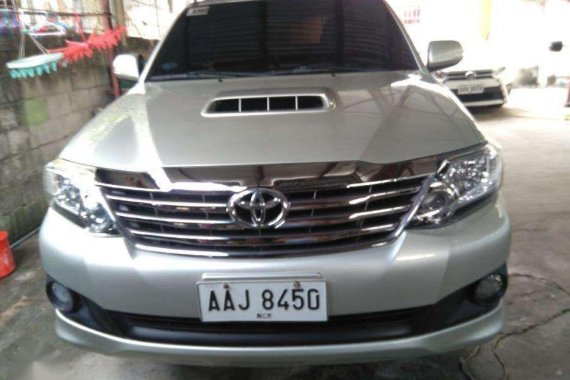 2014 Toyota Fortuner Manual FOR SALE 