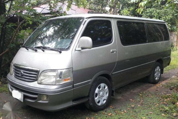 Toyota Hi Ace grandia GL diesel 2000 Local unit