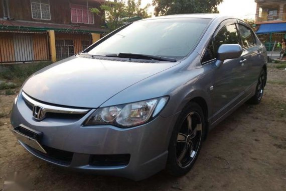 Honda Civic Fd 1.8v 2007 Blue Sedan For Sale 