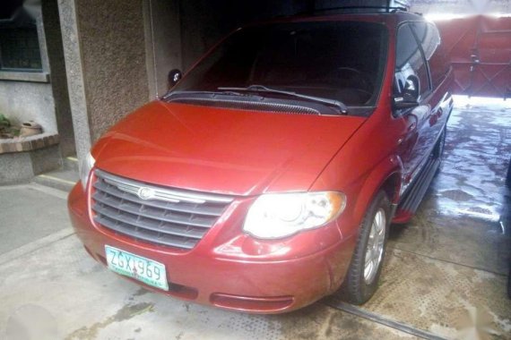 Chrysler Town and Country Red For Sale 