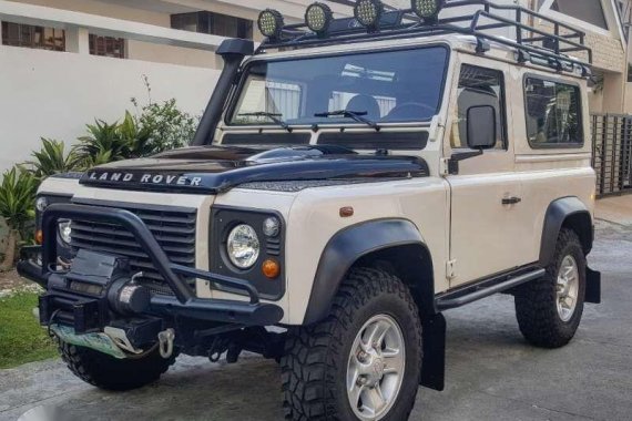 2008 Land Rover Defender D90 White For Sale 