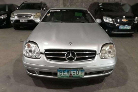 1998 Mercedez Benz SLK 230 Silver For Sale 