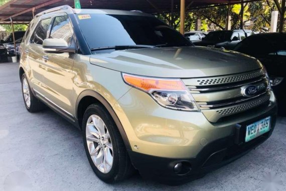2013 Ford Explorer 4x4 Green SUV For Sale 