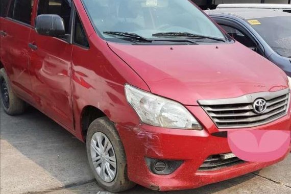 2014 Toyota Innova Diesel Manual Red For Sale 
