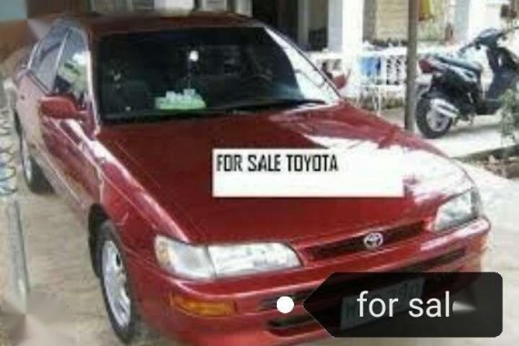Toyota Corolla red for sale 