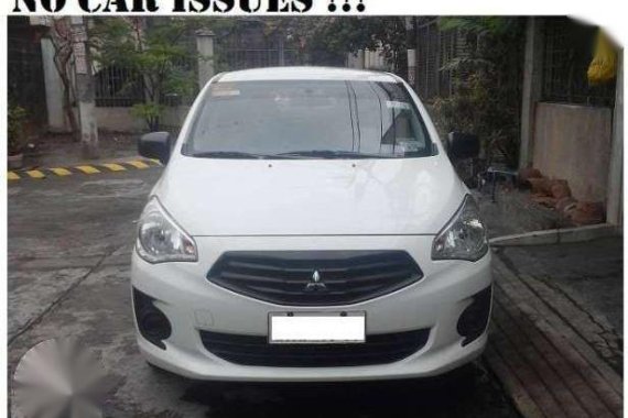 2015 Mitsubishi Mirage g4 MT White for sale