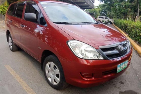 Toyota Innova J Diesel Maroon original paint manual 2007