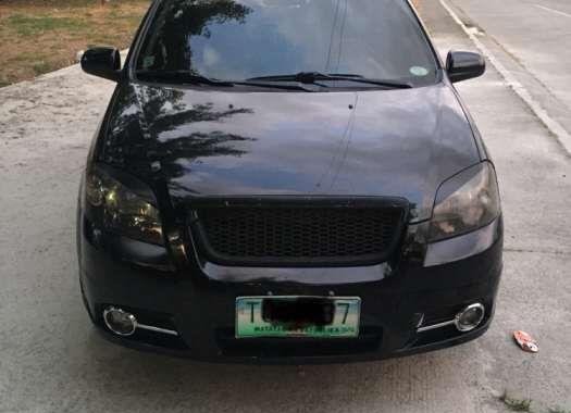 Chevrolet Aveo 2012 MT Black For Sale 