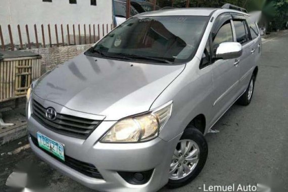 2012 2013 series look Toyota Innova e manual transmission diesel