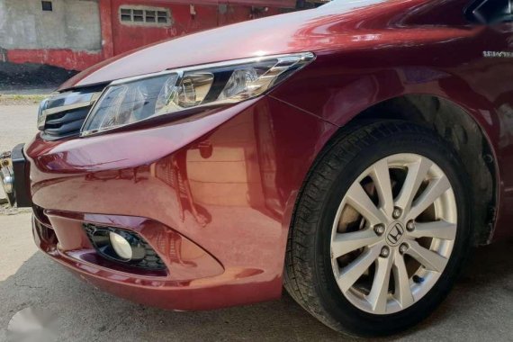 Honda Civic 2012 1.8 EXI Red Sedan For Sale 