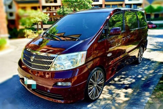 Toyota Alphard 3.0g AT 2004 alt fortuner montero adventure starex swap