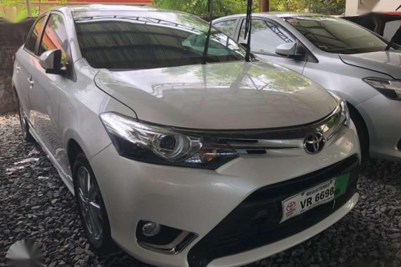 2017 Toyota Vios G TOP OF THE LINE Pearl White Manual Transmission