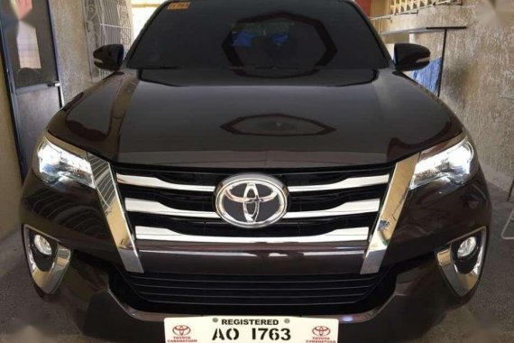 Toyota Fortuner 2.4V 2017 FOR SALE 