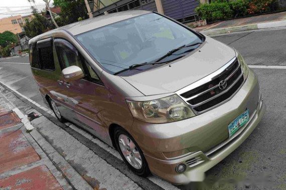 Well-maintained Toyota Alphard 2002 for sale