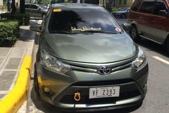 Toyota Vios Model 2016 Green For Sale 