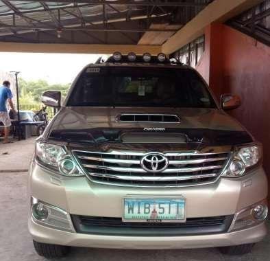 Toyota Fortuner 2013 G AT Beige For Sale 