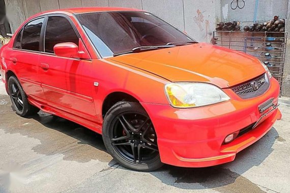Honda Civic 2002 Dimension Red Sedan For Sale 