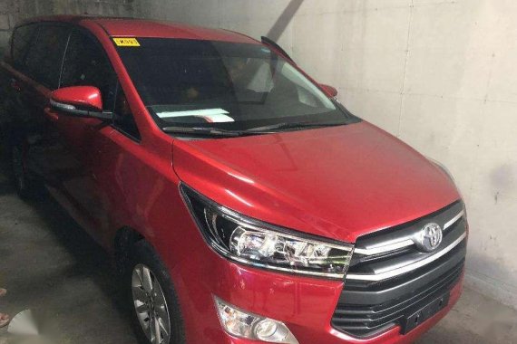 2017 Toyota Innova 2.8 E Manual Red 1st Owned