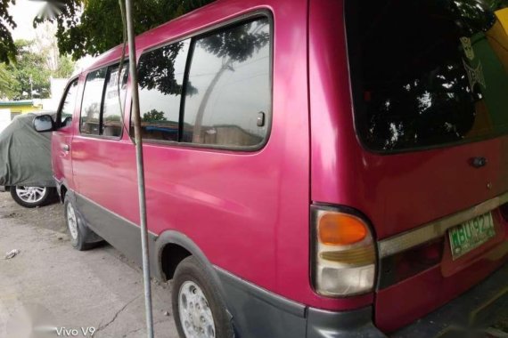 Kia Pregio j2 Diesel 2.7 Red Van For Sale 