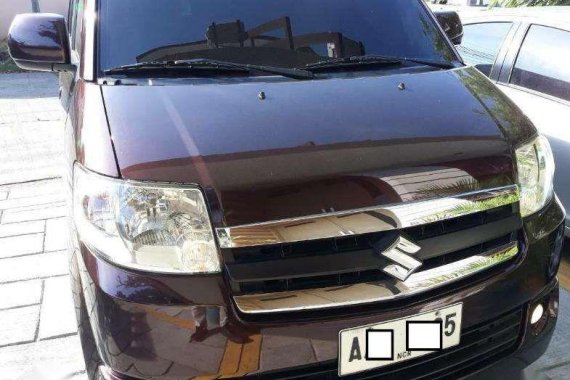 2014 Suzuki APV Van Red MPV For Sale 