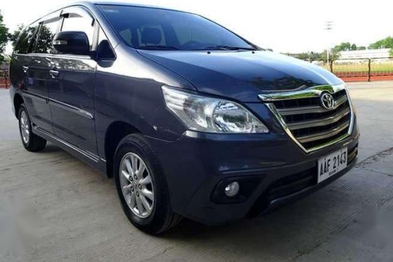 2015 Toyota Innova G 1st Owner Gray For Sale 