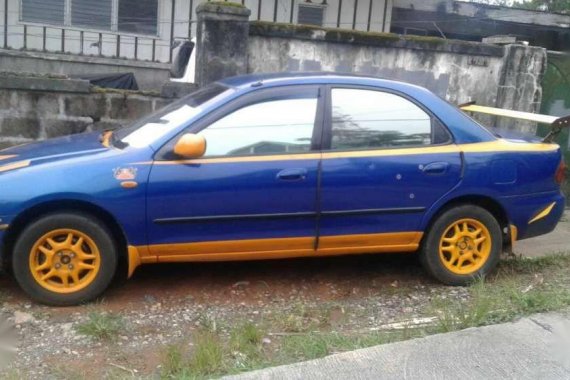 Fresh Mazda 323 1997 Blue Sedan For Sale 