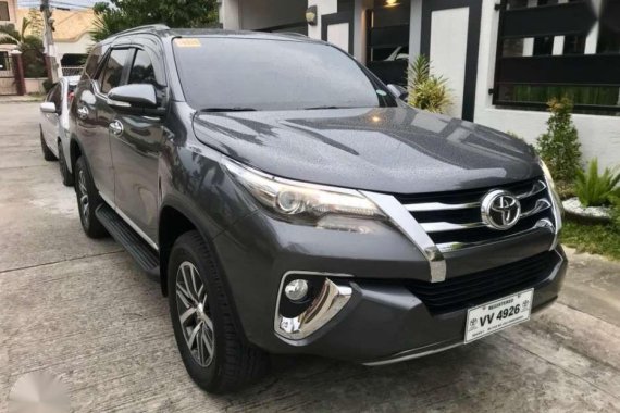2017 Toyota Fortuner 2.4V Gray For Sale 