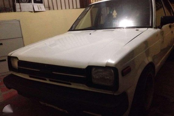 Toyota Starlet 1981 Manual White Hb For Sale 