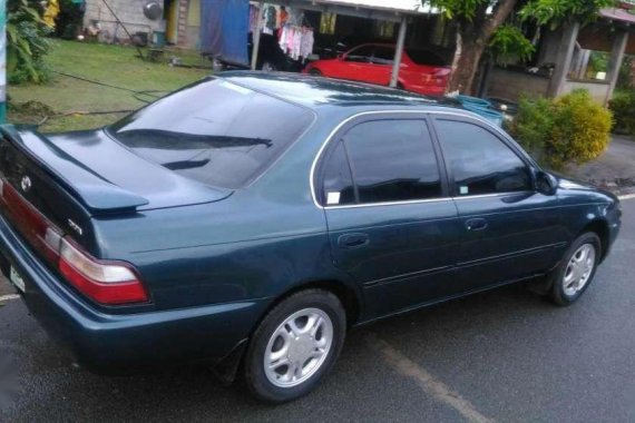 Toyota Corolla 1.6 GLi 1995 MT LTD Green For Sale 