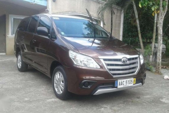 Toyota Innova E 2015 DIESEL alt montero fortuner adventure grandia v g