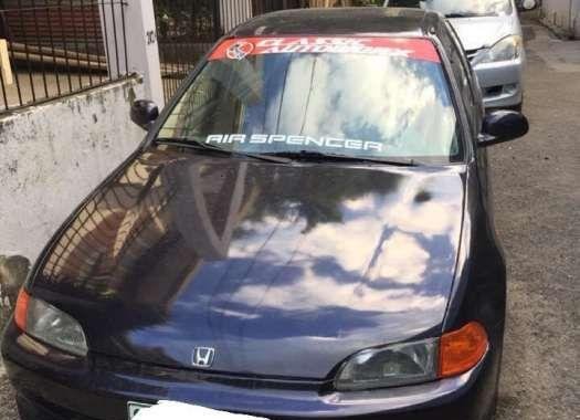 Honda Civic 1994 Manual Black Sedan For Sale 