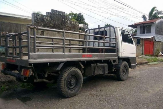 ISUZU Elf Truck With Steel Siding White For Sale 