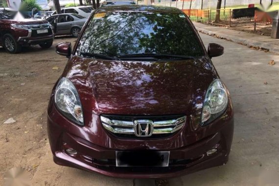 2015 Honda Brio Carnelian Red For Sale 