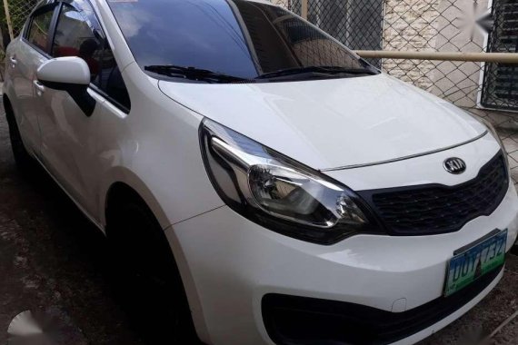 2012 Kia Rio LX Manual White For Sale 