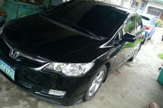 Honda Civic 2008 model Black Sedan For Sale 