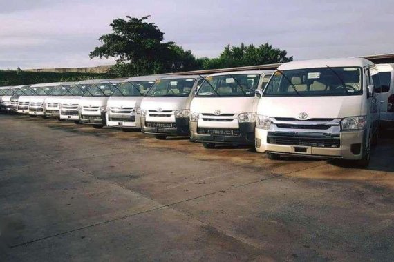 New 2018 Toyota Hiace Units All in Promo For Sale 