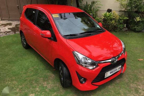 2017 Toyota Wigo G New Look AT Red For Sale 