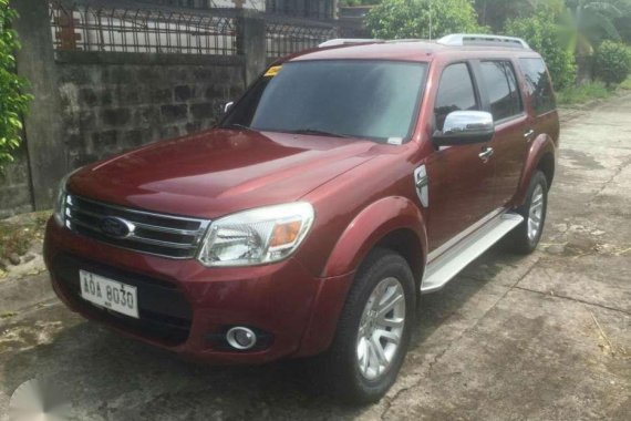 Ford Everest 2014 Manual Diesel Red For Sale 