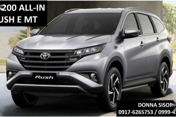 Toyota Rush All-in Promo 2018 New For Sale 