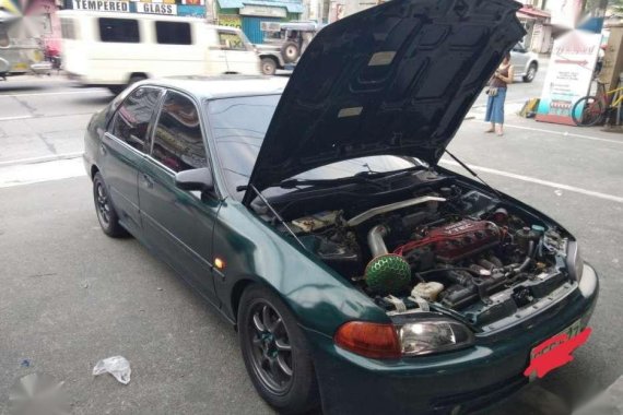 Honda Civic Esi 1994 Green Sedan For Sale 