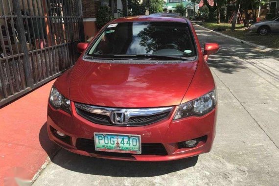 Fresh 2011 Honda Civic FD Red Sedan For Sale 