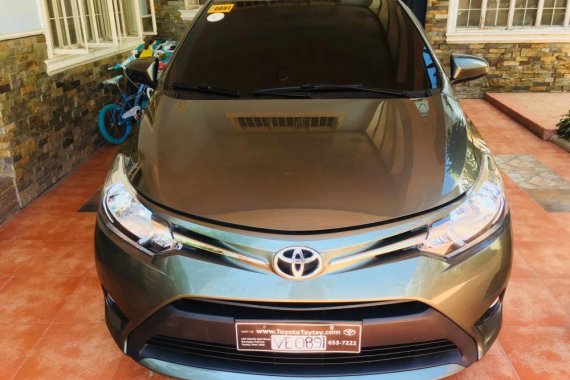 Toyota Vios 2016 AT Green Sedan For Sale 