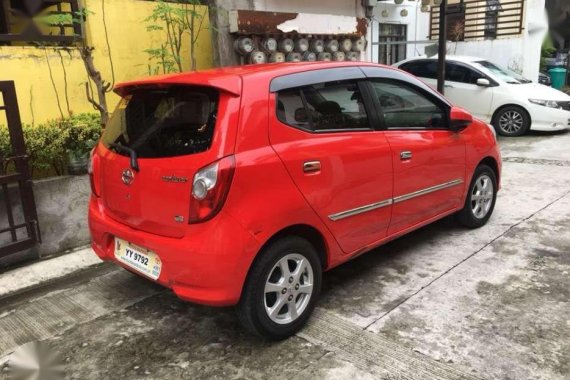 Toyota Wigo G 2016 MT Red HB For Sale 