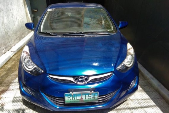 2013 Hyundai Elantra CVVT  Sedan Blue For Sale 