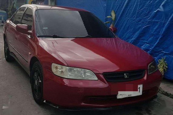 Honda Accord 2001 6th Gen Red For Sale 