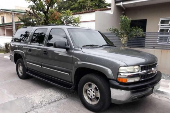 2002 Chevrolet Suburban Gray SUV For Sale 