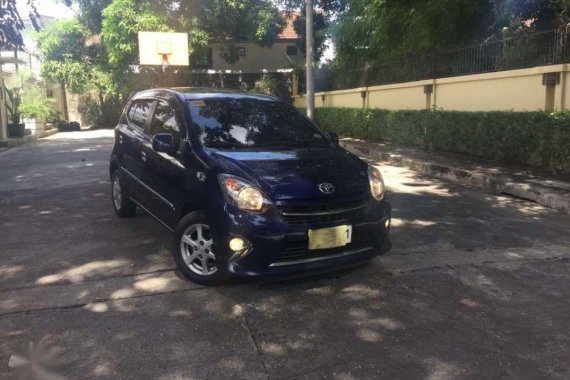 2014 Toyota Wigo AT Blue Hatchback For Sale 