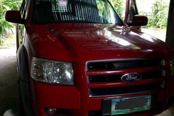 Ford Ranger 2008 XLT AT Red Pickup For Sale 