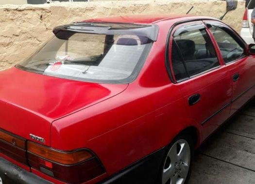 Toyota Corolla XE 1991 Model Red For Sale 