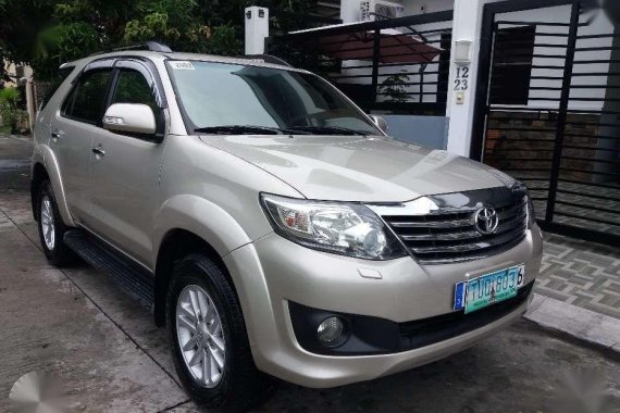 Toyota Fortuner G Automatic 2012 For Sale 